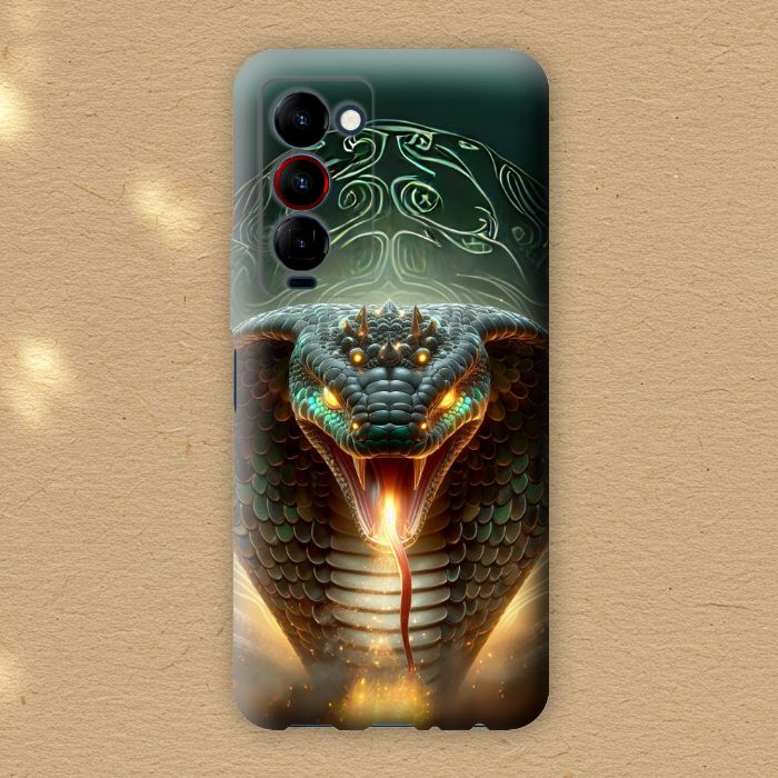 Авторський чохол на Xiaomi Poco M5 та інші моделі телефонів - Рік Змії