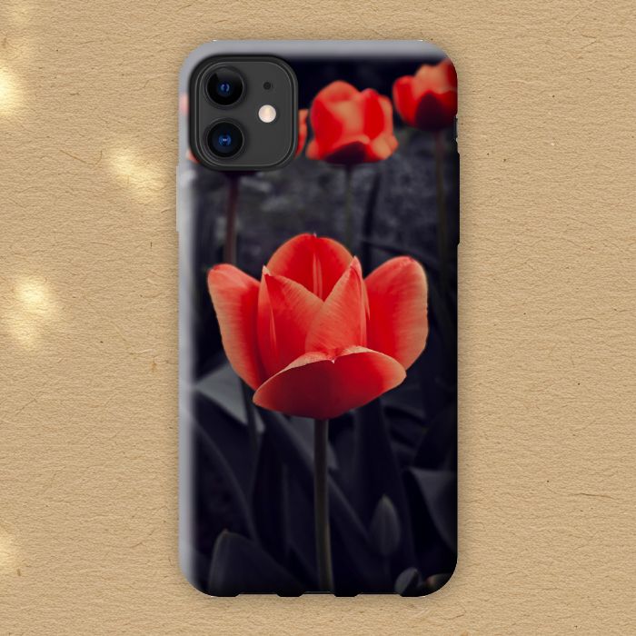 Авторський чохол на Apple iPhone XR та інші моделі телефонів "Червоний тюльпан"