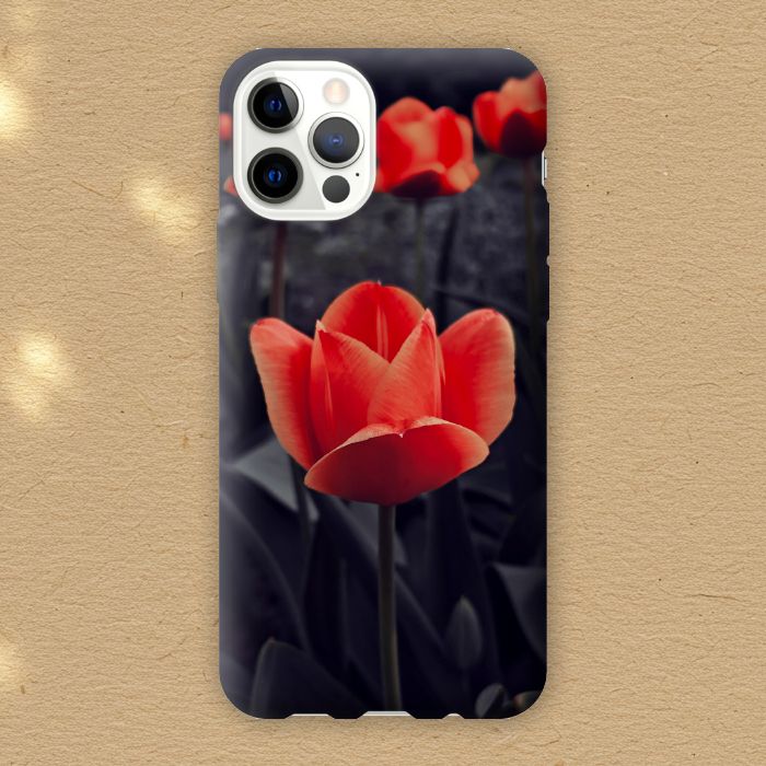 Авторський чохол на Apple iPhone XR та інші моделі телефонів "Червоний тюльпан"