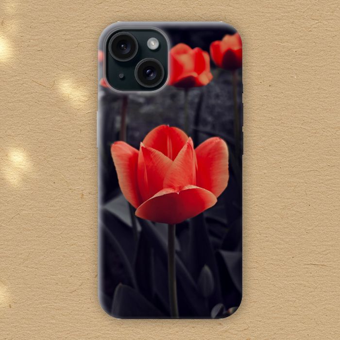 Авторський чохол на Apple iPhone XR та інші моделі телефонів "Червоний тюльпан"