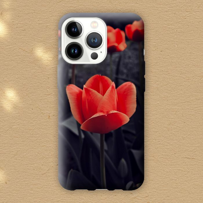 Авторський чохол на Apple iPhone XR та інші моделі телефонів "Червоний тюльпан"