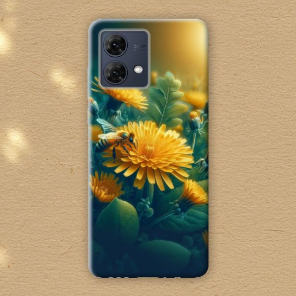 Авторський чохол на Motorola Moto G84 та інші моделі телефонів "Бджола"