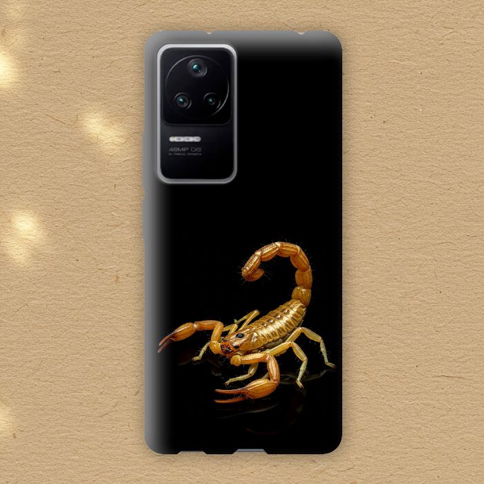 Авторський чохол на Xiaomi Poco X6 та інші моделі телефонів - Золотий скорпіон